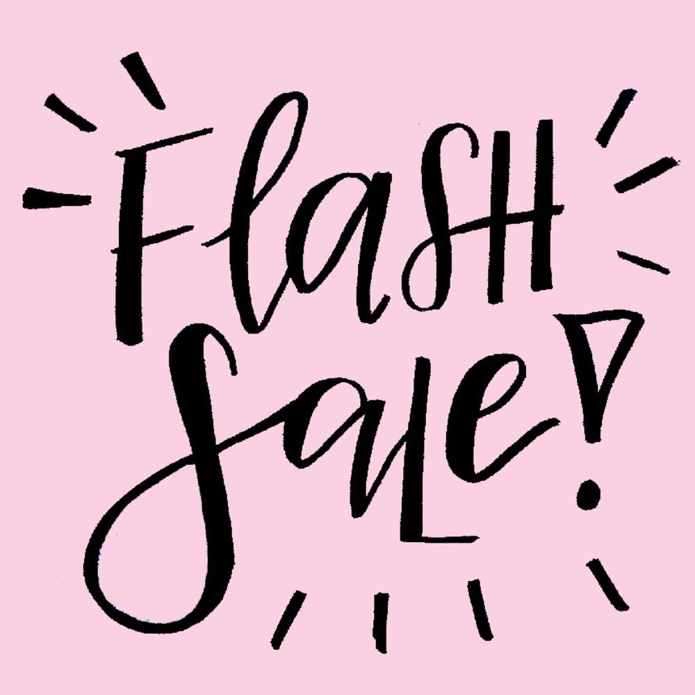 24 hr FLASH sale!!!!